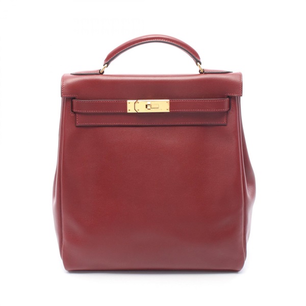 エルメス ケリーアドGM ルージアッシュ リュックサック バックパック バッグ レディース