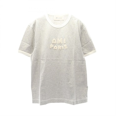 アミ ニットパッチ 半袖Tシャツ 衣料品 トップス メンズ レディース UTS371.724A079S