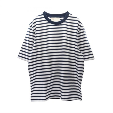 アミ ボクシーフィット マリンボーダー 半袖Tシャツ 衣料品 トップス メンズ レディース UTS374.JE0210A044S
