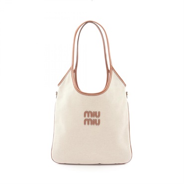 ミュウ ミュウ CANVAS トートバッグ バッグ レディース 5BG231ACRNF062F