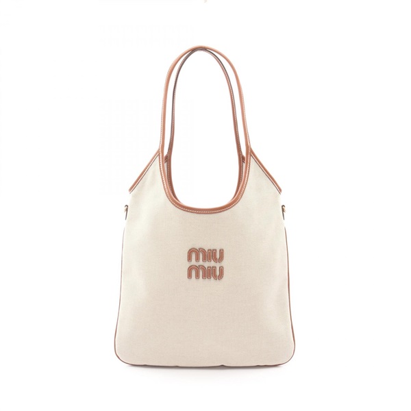ミュウ ミュウ CANVAS トートバッグ バッグ レディース 5BG231ACRNF062F