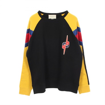 グッチ GGロゴパッチ スウェット 衣料品 トップス メンズ