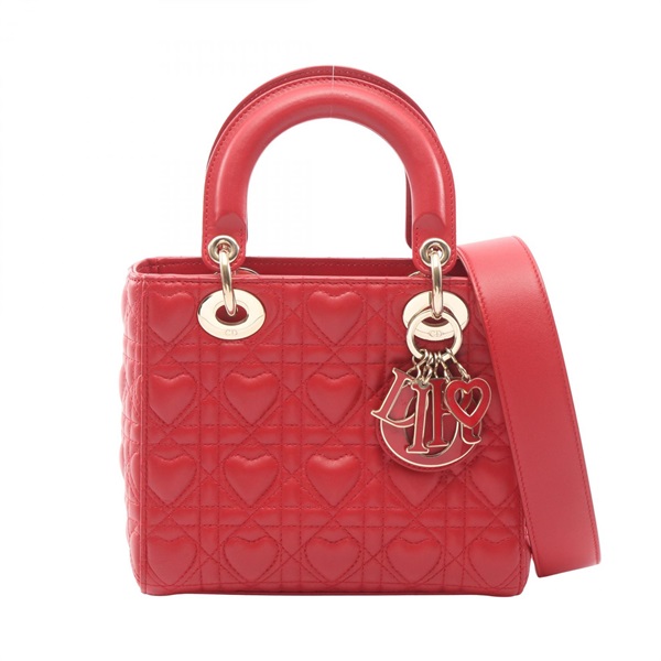 ディオール LADY DIOR MY ABCDIOR レディディオール スモール ハートカナージュ 2WAY ハンドバッグ バッグ レディース M0538ONGN