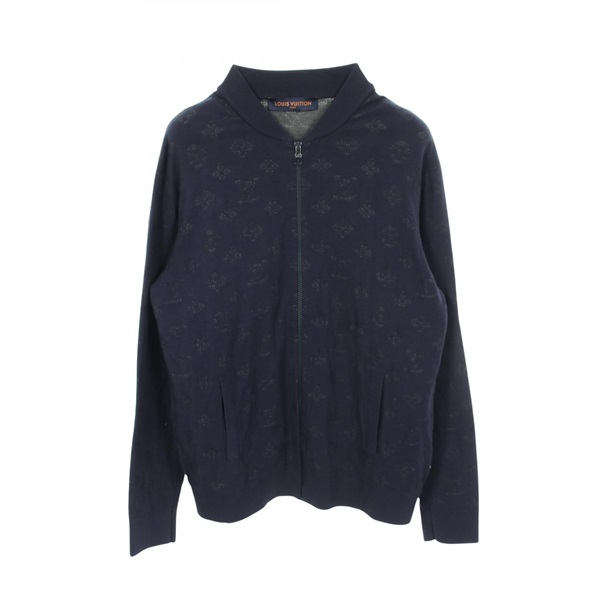 ルイ・ヴィトン ドロップニードル モノグラム ニットジャケット ブルゾン 衣料品 アウター メンズ RM202Q TBU HIN50W