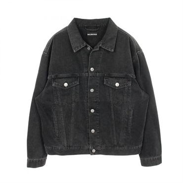 バレンシアガ バックロゴ刺繍 デニムジャケット 衣料品 アウター メンズ 557351