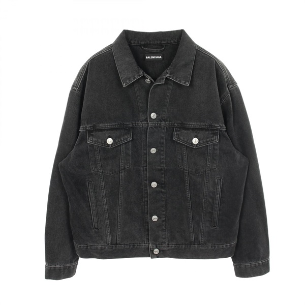 バレンシアガ バックロゴ刺繍 デニムジャケット 衣料品 アウター メンズ 557351