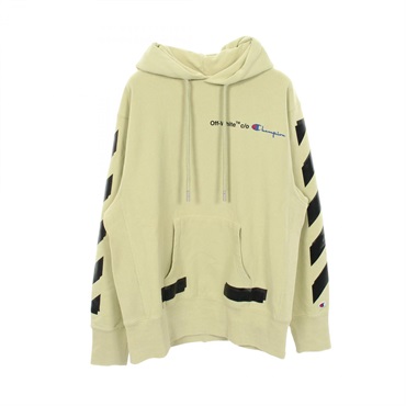 オフホワイト OFF-WHITE × Champion 18SS パーカー 衣料品 トップス メンズ