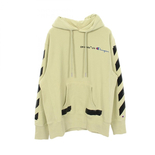 オフホワイト OFF-WHITE × Champion 18SS パーカー 衣料品 トップス メンズ