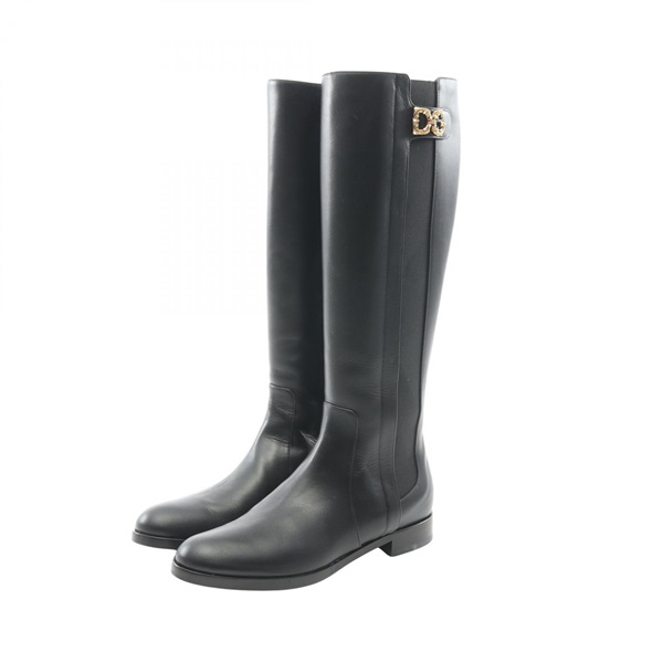 ドルチェアンドガッバーナ DGロゴ ロング ブーツ 靴 レディース