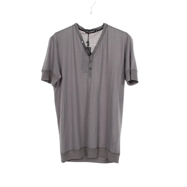 ドルチェアンドガッバーナ ヘンリーネック 半袖Tシャツ 衣料品 トップス メンズ G8GC9T
