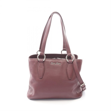 ミュウ ミュウ VITTELO PHENIX 2WAY トートバッグ バッグ レディース RR2014