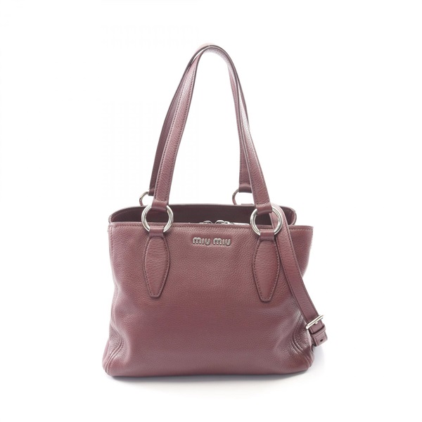 ミュウ ミュウ VITTELO PHENIX 2WAY トートバッグ バッグ レディース RR2014