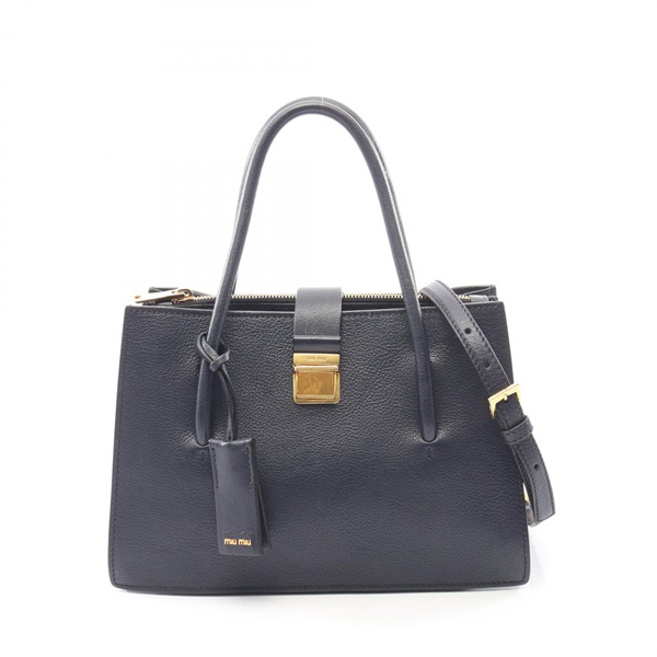 ミュウ ミュウ MADRAS マドラス 2WAY ハンドバッグ バッグ レディース 5BA104