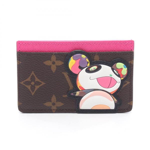 ルイ・ヴィトン LV × TM カードケース ポルト カルト サーンプル モノグラムパンダ カードケース アクセサリー レディース K2756