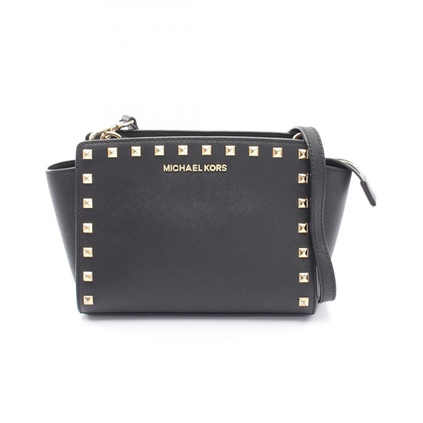 マイケルコース SELMA SUTUDDED MEDIUM MESSENGER セルマ スタッズ ショルダーバッグ バッグ レディース 30T3GSMM2L
