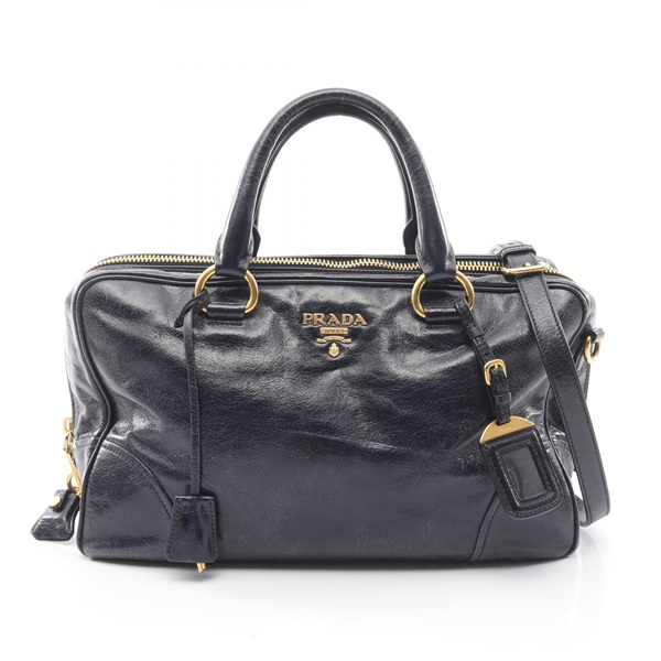 プラダ VITELLO SHINE 2WAY ハンドバッグ バッグ レディース BL0821