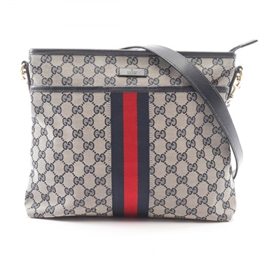 グッチ(GUCCI)グッチ シェリーライン GGキャンバス ショルダーバッグ