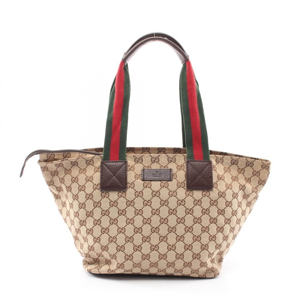 グッチ(GUCCI)グッチ GGキャンバス シェリーライン トートバッグ