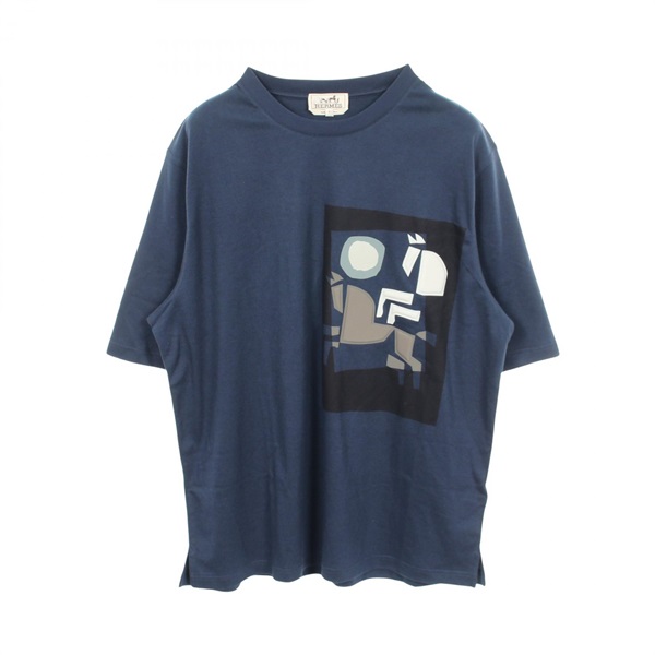 エルメス VELKY LOV クルーネック 半袖Tシャツ 衣料品 トップス メンズ