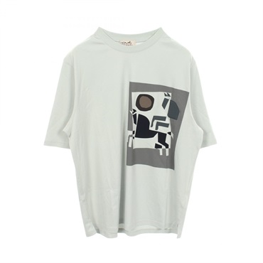 エルメス VELKY LOV クルーネック 半袖Tシャツ 衣料品 トップス メンズ