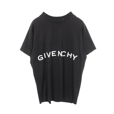 ジバンシィ ロゴ刺繍 クルーネック 半袖Tシャツ 衣料品 トップス メンズ