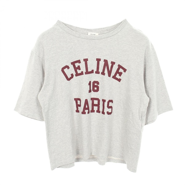 セリーヌ ロゴプリント 半袖Tシャツ 衣料品 トップス レディース