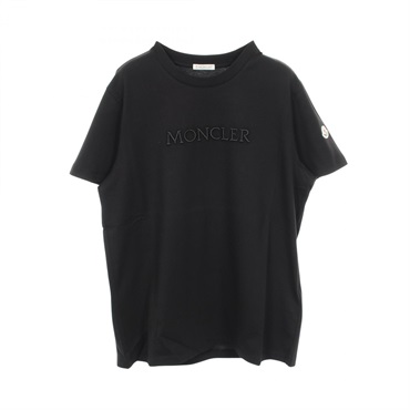 モンクレール SS T-SHIRT ロゴ刺繍 クルーネック 半袖Tシャツ 衣料品 トップス レディース 8C0002189AUO999L