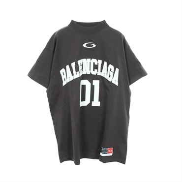 バレンシアガ(BALENCIAGA)バレンシアガ ロゴ刺繍 オーバーサイズ 半袖T
