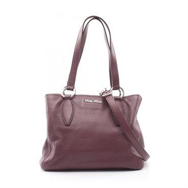 ミュウ ミュウ VITTELO PHENIX 2WAY トートバッグ バッグ レディース RR2014