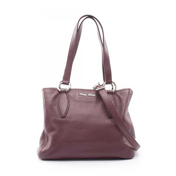 ミュウ ミュウ VITTELO PHENIX 2WAY トートバッグ バッグ レディース RR2014