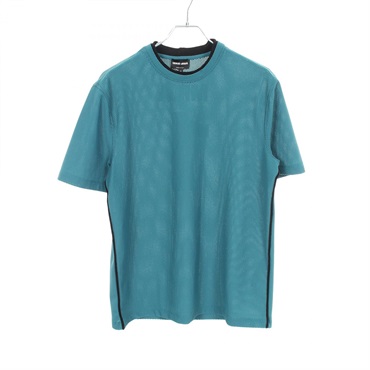 ジョルジオアルマーニ メッシュ 半袖Tシャツ 衣料品 トップス メンズ 6ZSM67