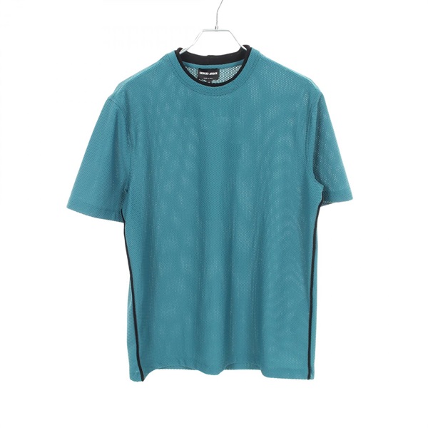 ジョルジオアルマーニ メッシュ 半袖Tシャツ 衣料品 トップス メンズ 6ZSM67