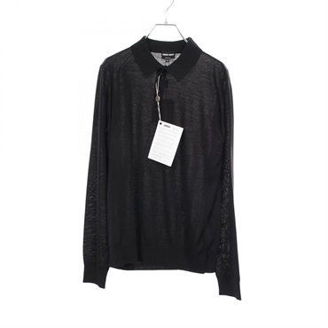 ジョルジオアルマーニ ニット 長袖 ポロシャツ 衣料品 トップス メンズ 0SM03M0S01M