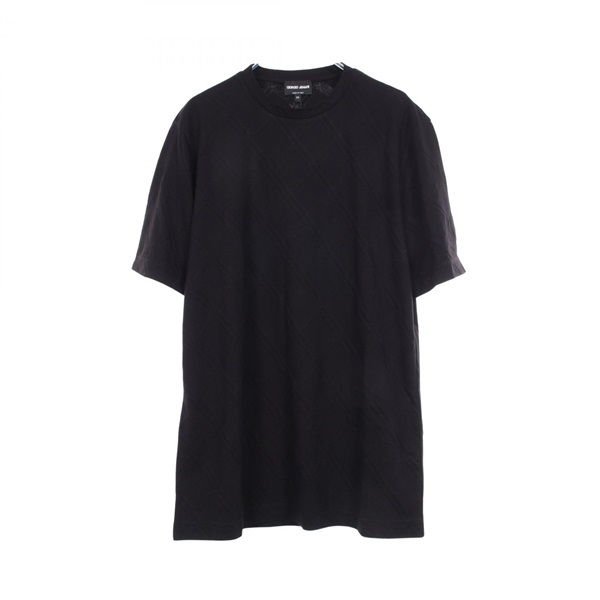 ジョルジオアルマーニ 総柄 クルーネック 半袖Tシャツ 衣料品 トップス メンズ 6YSM78