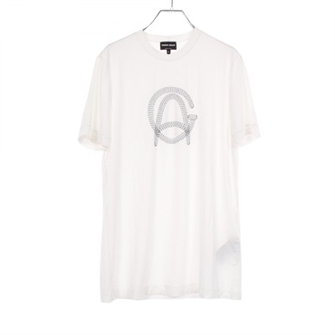 ジョルジオアルマーニ ロゴ 半袖Tシャツ 衣料品 トップス メンズ 3GST58