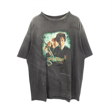 セント マイケル ムービープリント Harry Potter ダメージ加工 ユーズド加工 半袖Tシャツ 衣料品 トップス メンズ