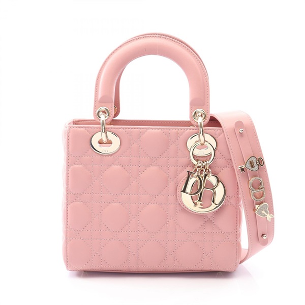 ディオール LADY DIOR MY ABCDIOR カナージュ 2WAY ハンドバッグ バッグ レディース M0538ONGE_M413