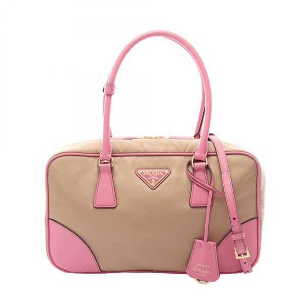 プラダ RE-EDITION 1978 RE-NYLON TESSUTO+SAFFIANO ミディアム ダブルハンドル 2WAY ハンドバッグ バッグ レディース