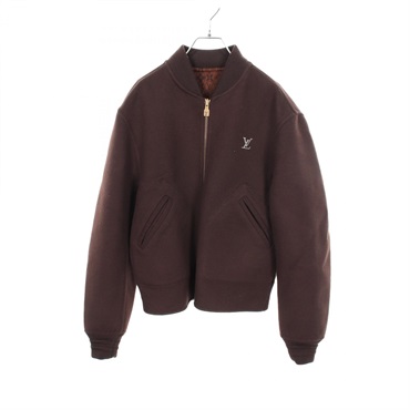 ルイ・ヴィトン LOUIS VUITTON ダブルフェイス リバーシブル ブルゾン 衣料品 アウター ウール メンズ ブラウン系 RM261MF UYT HUFB2E 【中古】 ルイ・ヴィトン(LOUIS VUITTON)ルイ・ヴィトン ダブルフェイス