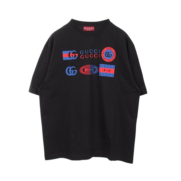 グッチ ロゴプリント 半袖Tシャツ 衣料品 トップス メンズ 798115