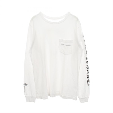 クロムハーツ FUCK YOU アームロゴ クルーネック 長袖Tシャツ 衣料品 トップス メンズ