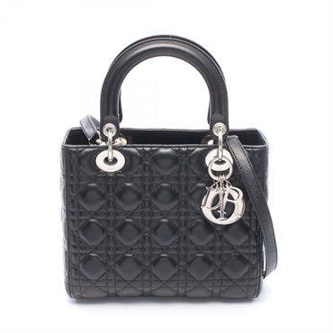 ディオール LADY DIOR レディディオール 2WAY ハンドバッグ バッグ レディース