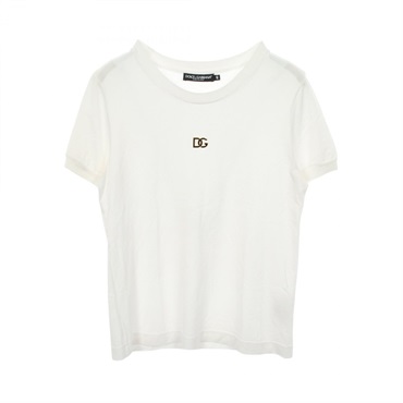 ドルチェアンドガッバーナ ロゴ金具 半袖Tシャツ 衣料品 トップス レディース F8N08Z