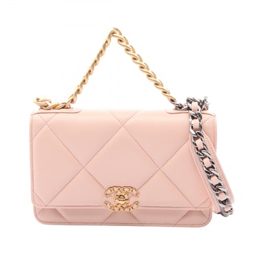 シャネル CHANEL19 マトラッセ コンビ金具 2WAY ショルダーバッグ バッグ レディース