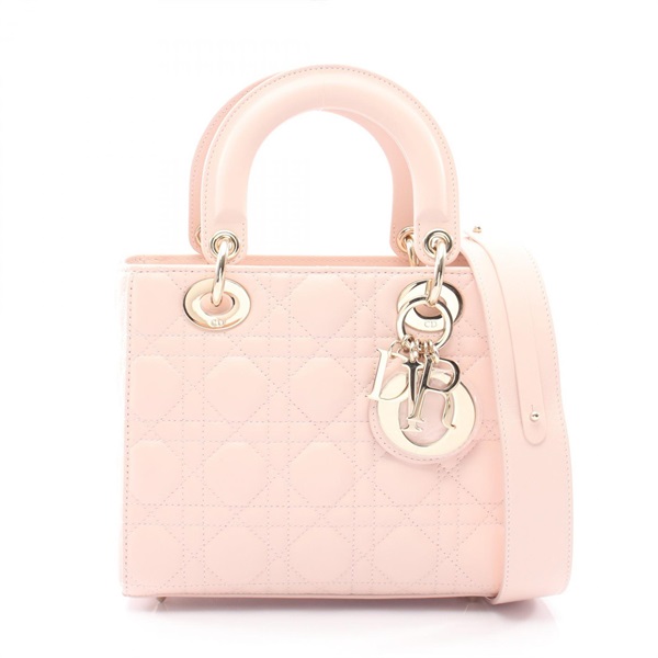 ディオール LADY DIOR MY ABCDIOR カナージュ 2WAY ハンドバッグ バッグ レディース M0538ONGEM413