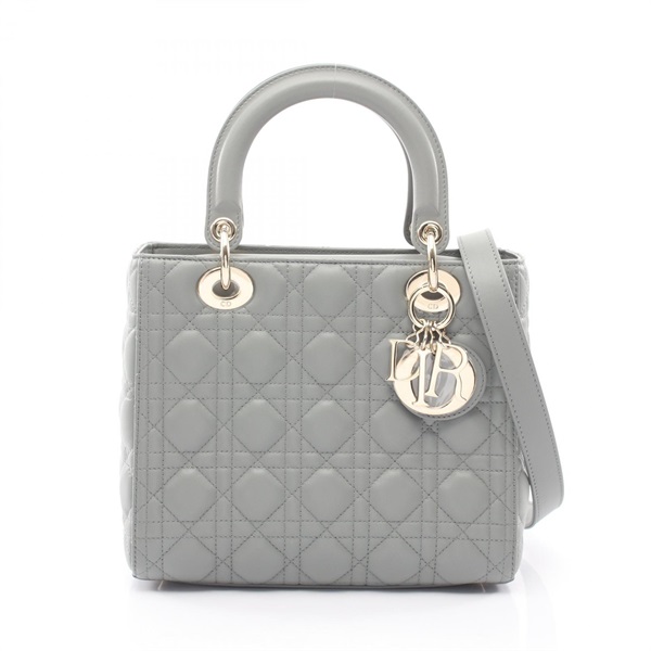 ディオール LADY DIOR ミディアムバッグ カナージュ 2WAY ハンドバッグ バッグ レディース M0565ONGEM41G