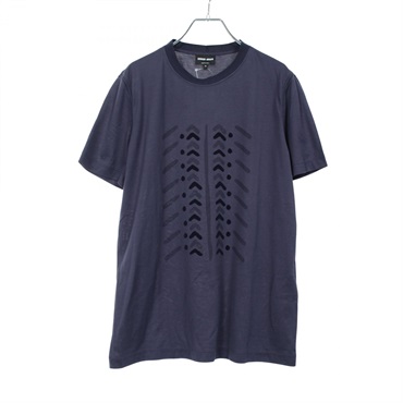 ジョルジオアルマーニ Tシャツ Tシャツ フロッキープリント 半袖Tシャツ 衣料品 トップス レディース
