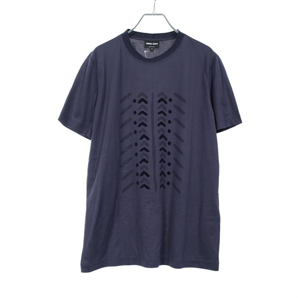 ジョルジオアルマーニ Tシャツ Tシャツ フロッキープリント 半袖Tシャツ 衣料品 トップス レディース