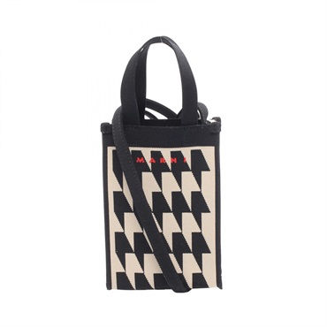 マルニ(MARNI)マルニ ナノショッピングバッグ 千鳥格子 2WAY 