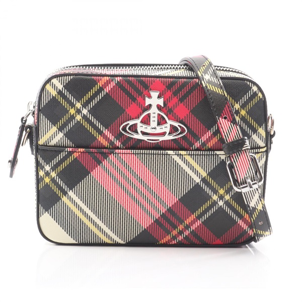 ヴィヴィアンウエストウッド CAMERA BAG BIOGREEN SAFFIANO PRINTED 3 オーブ ショルダーバッグ バッグ レディース 4304006YS0012O101